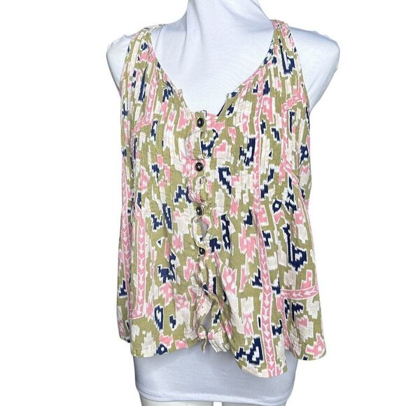 Anthropologie Tops - Anthropologie Maeve ikat womens tank 10